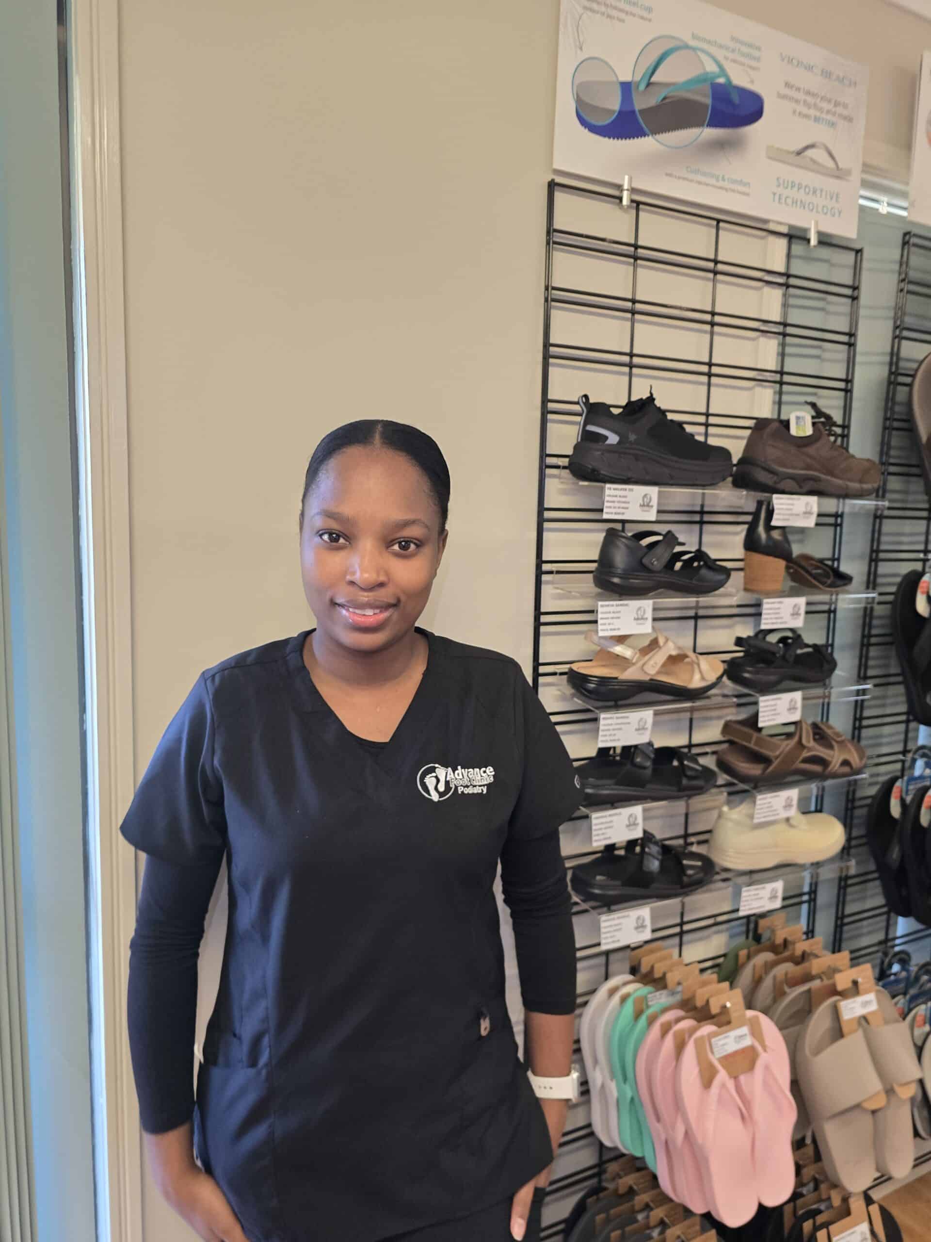 Podiatrist Mbali Funeka
