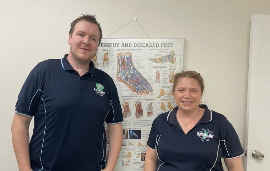 podiatrist-pam-denman-and-podiatrist-anthony-mansbridge