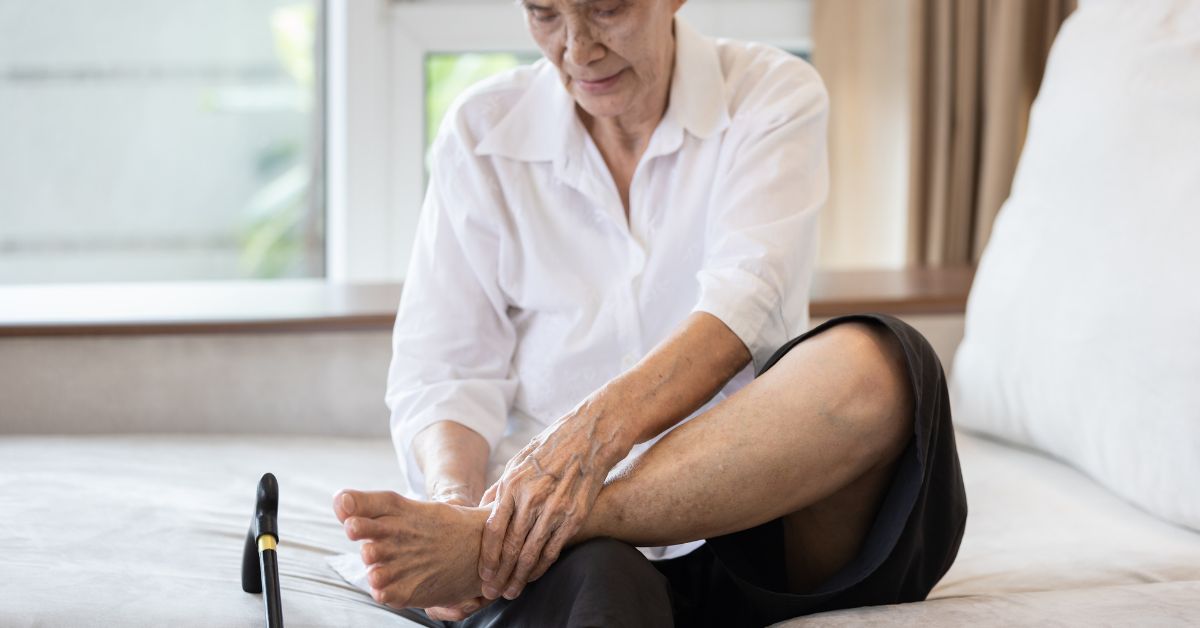 Foot care at home becomes harder with age which if why you many need tips for at home foot care