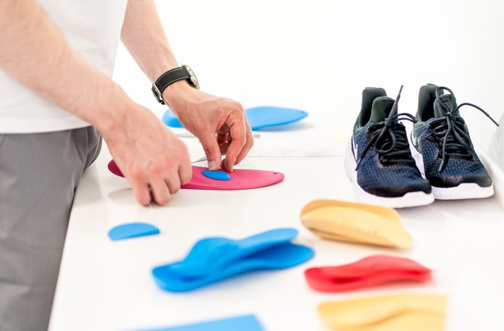 a podiatrist can assess your feet and gait to see if orthotics can improve your running