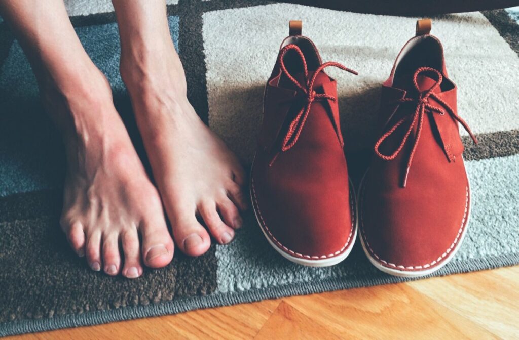 footwear for diabetic feet is crucial even at home