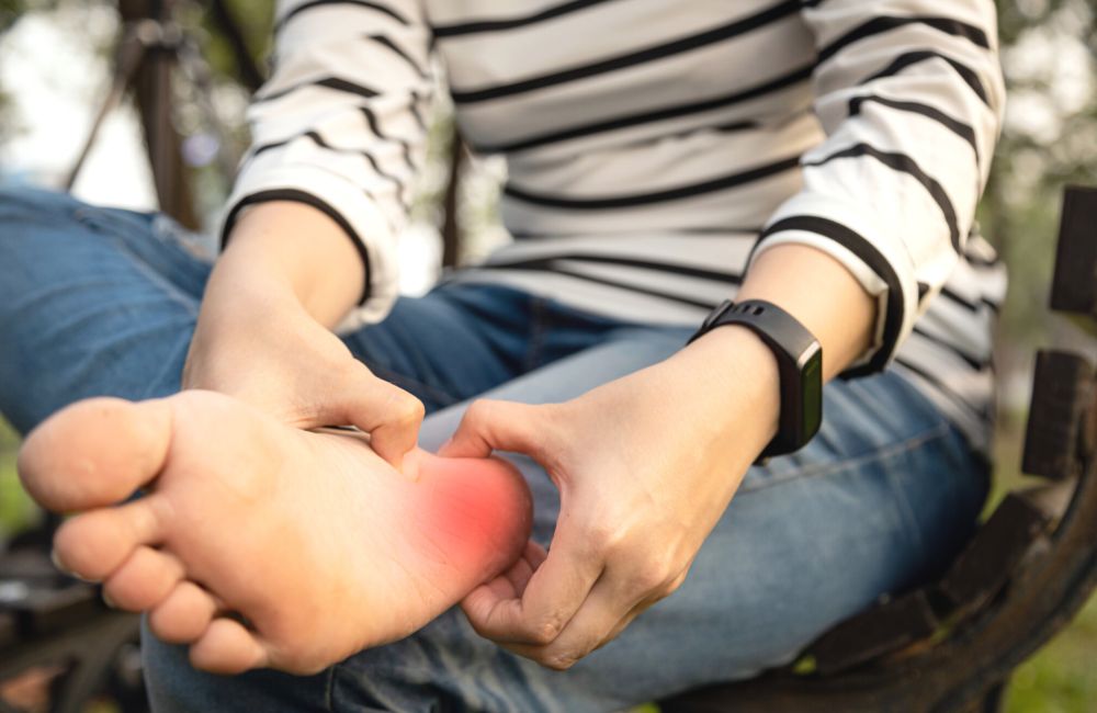 Heel pain from plantar fasciitis