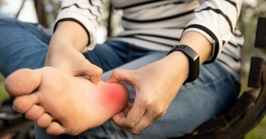 Heel pain from plantar fasciitis