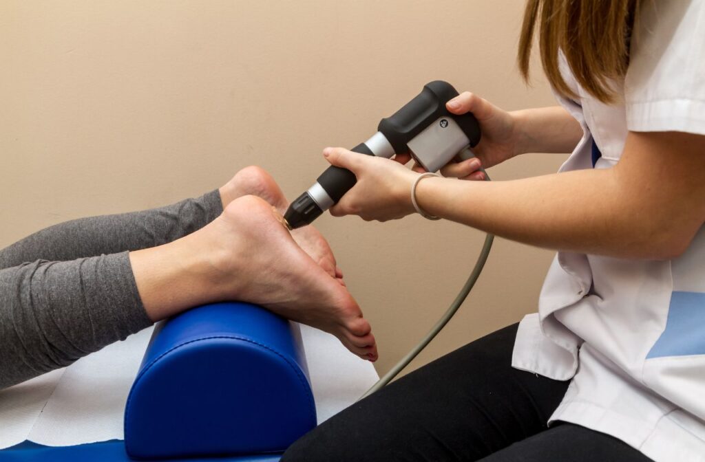 heel spur treatments range from custom orthotics and shoes inserts to laser and shockwave therapy