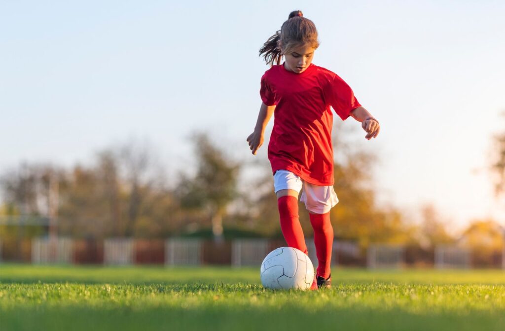 our podiatrists are specialists in kids sports podiatry helping kids recover from injuries while playing sports like soccer, hockey, AFL and NRL