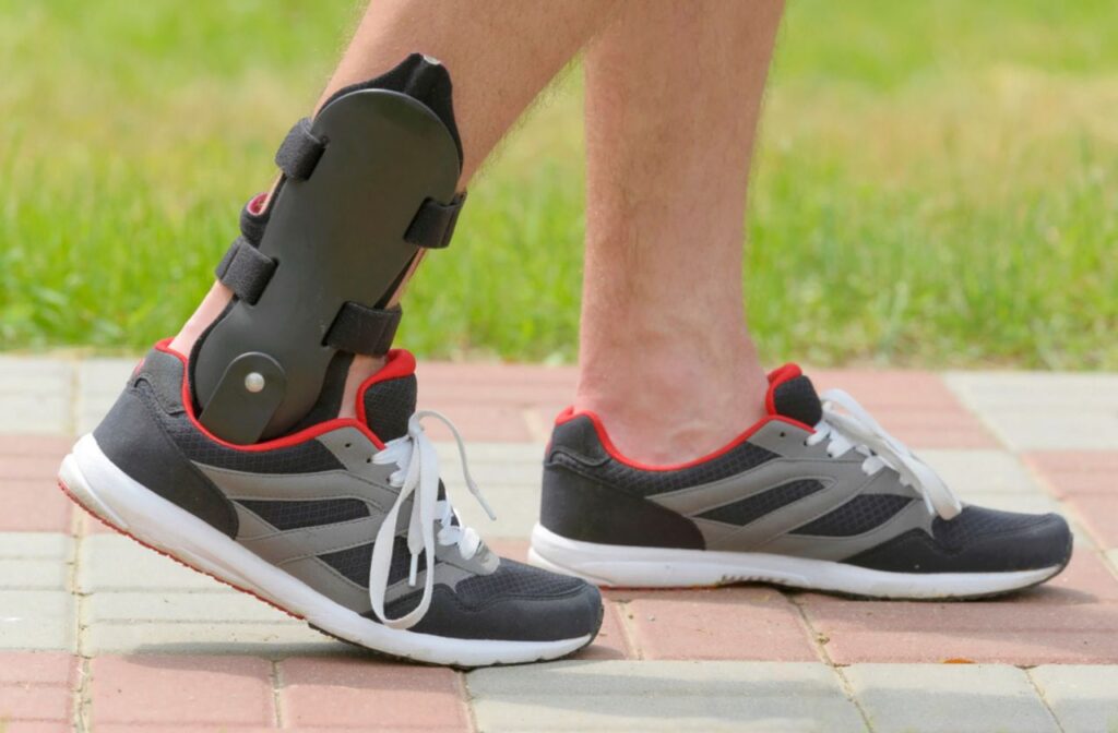 A Richie brace is a type of lightweight AFO which podiatrists use to treat foot drop following a stroke