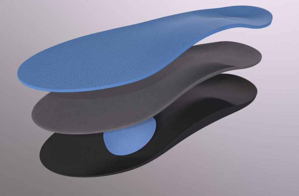 custom orthotics contain cushioning layers and are used for redistributing pressure through your lower limbs