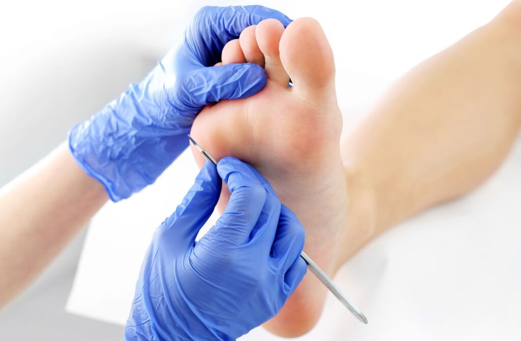 Clinical Podiatry provides general foot care to help with callus, corns, thick nails, fungal nails and ingrown nails